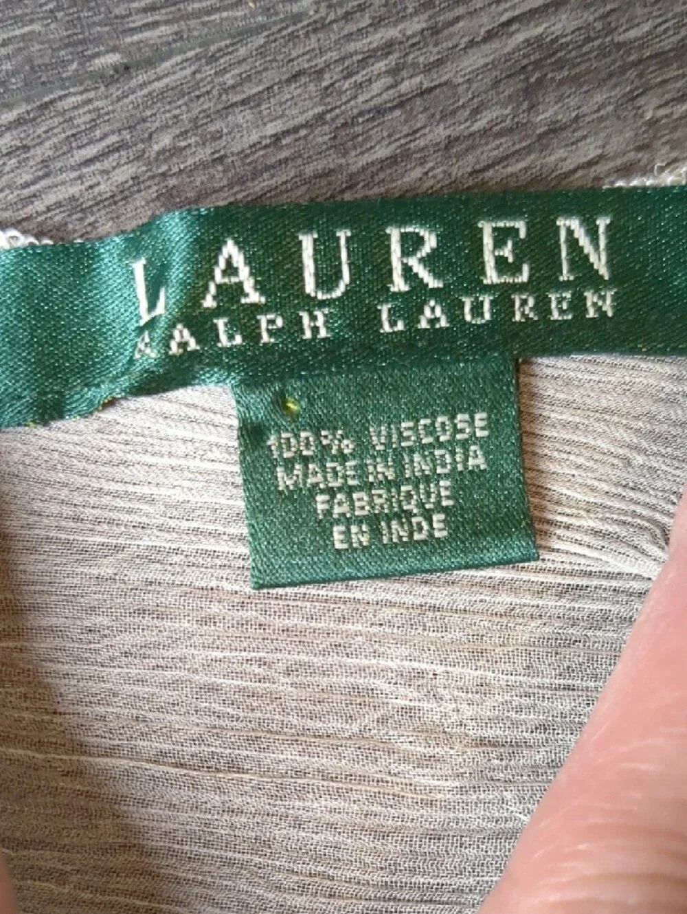 Lauren Ralph Lauren Ivory Ruffled Scarf Shawl Wrap Elegant Sheer